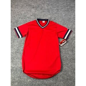 Wilson Mens Medium Vintage Baseball Jersey 90s USA Made Deadstock Core NWT Retro